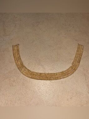 Vintage 1950s Made in Japan Pearl Beaded Choker Collar Necklace